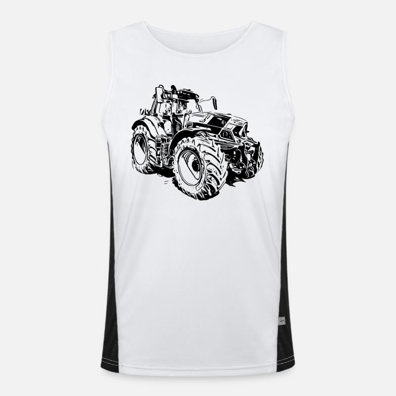 Tractor Men's Functional Contrast Tank Top 