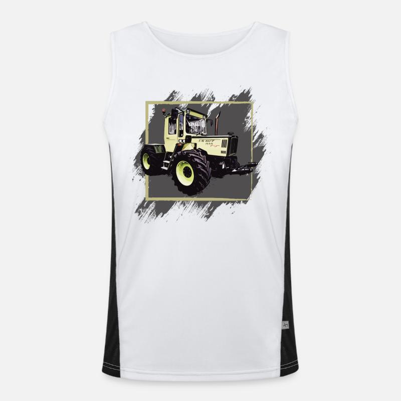 MB Traktor 1000 Funktionelles Kontrast-Tank Top für Männer 