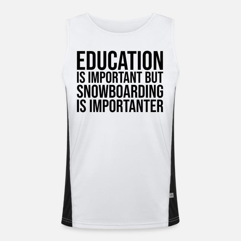 Snowboard Men's Functional Contrast Tank Top 