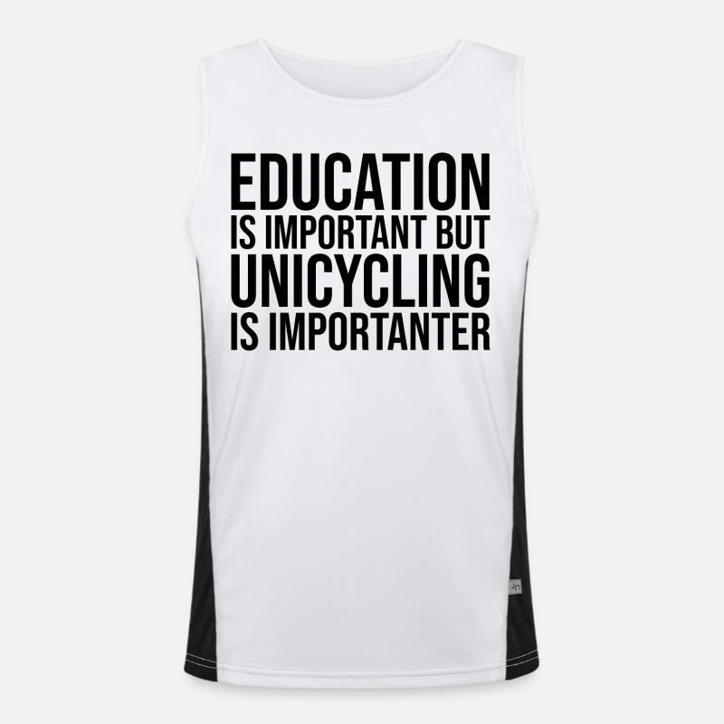 Einrad Funktionelles Kontrast-Tank Top für Männer 
