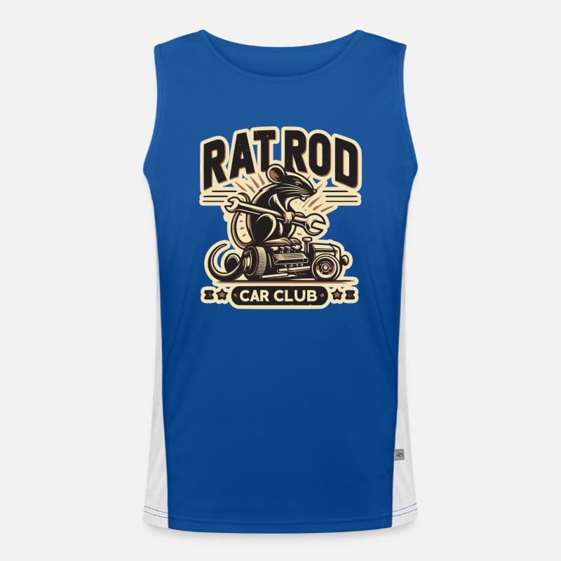 Ratsking Ratlook Shirt – Rustic Custom Style Men's Functional Contrast Tank Top 