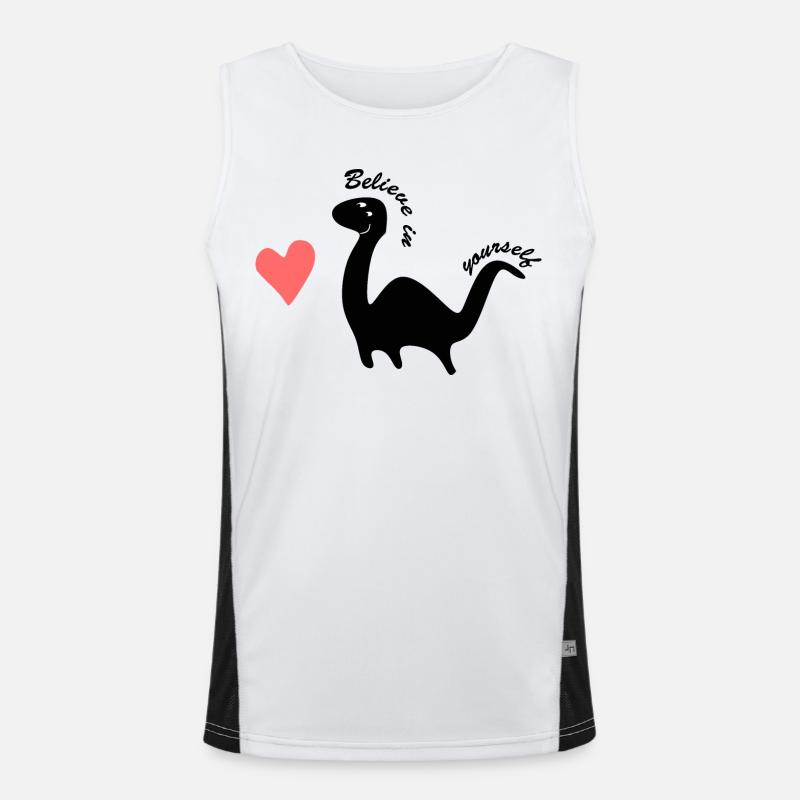 Croyez en vous-même Débardeur respirant contrasté Homme 