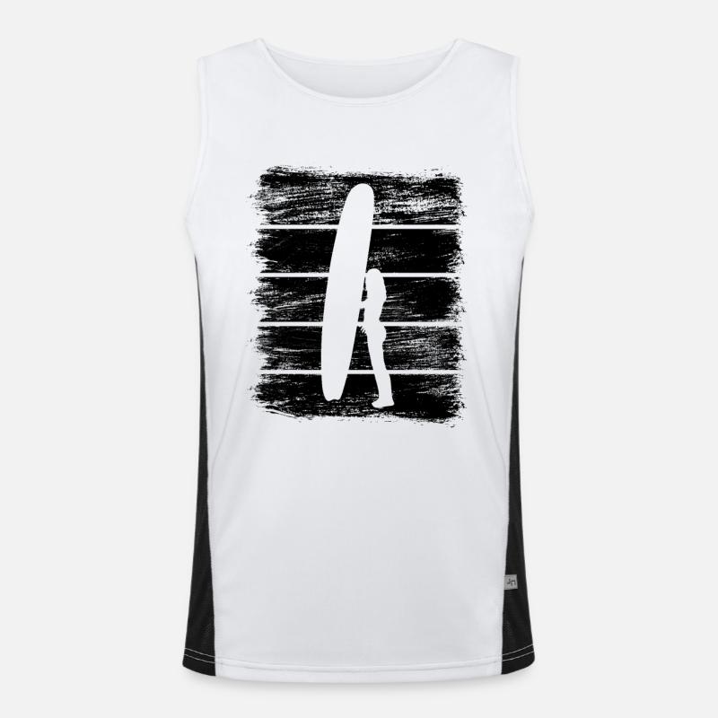 Fille surfeuse Débardeur respirant contrasté Homme 