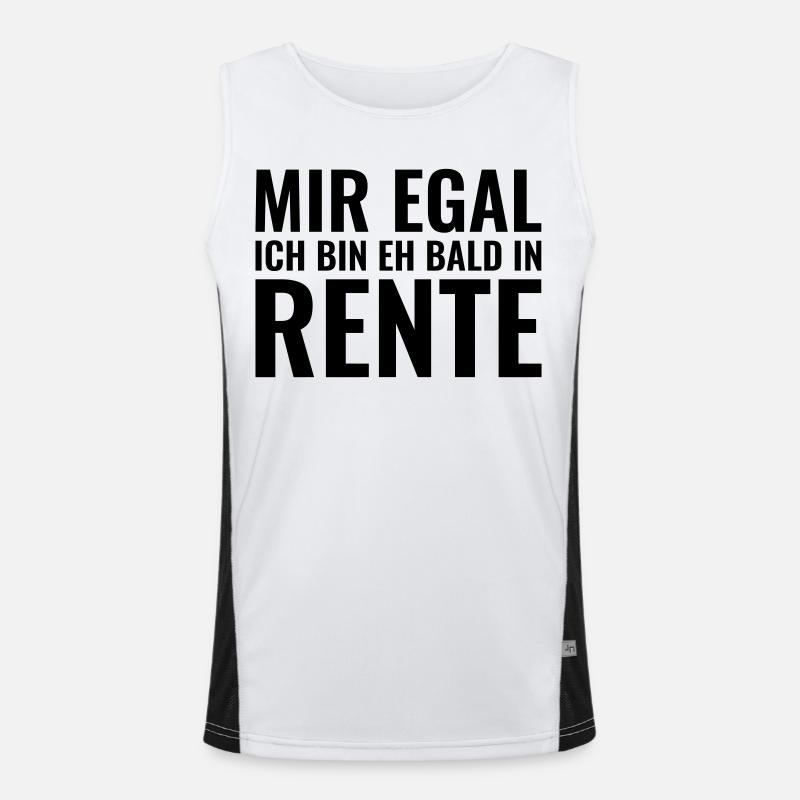 Rente Funktionelles Kontrast-Tank Top für Männer 