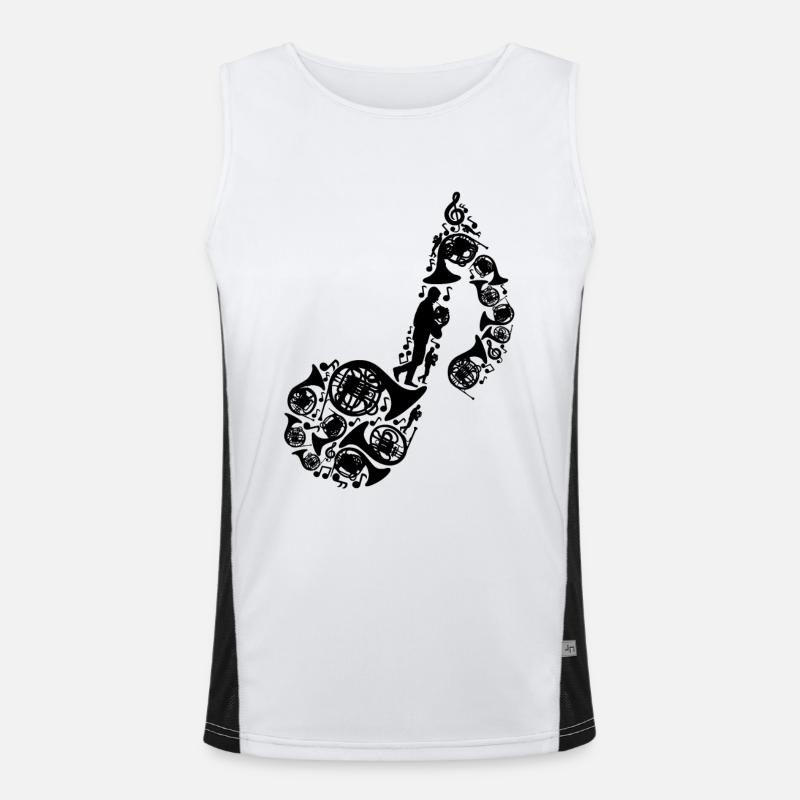 Bugle Men's Functional Contrast Tank Top 