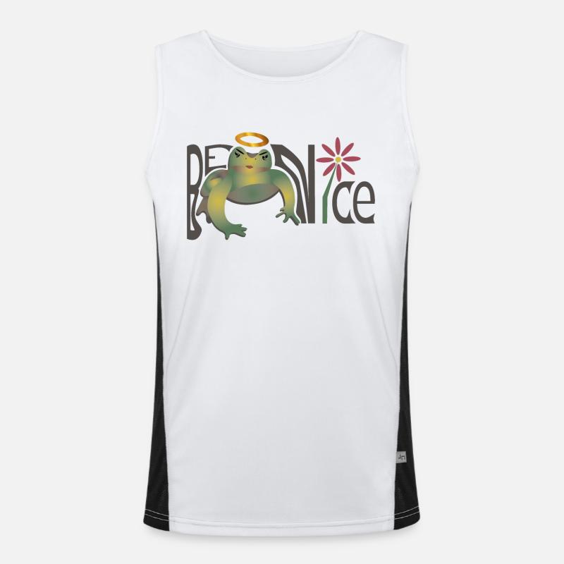 Nett sein Funktionelles Kontrast-Tank Top für Männer 