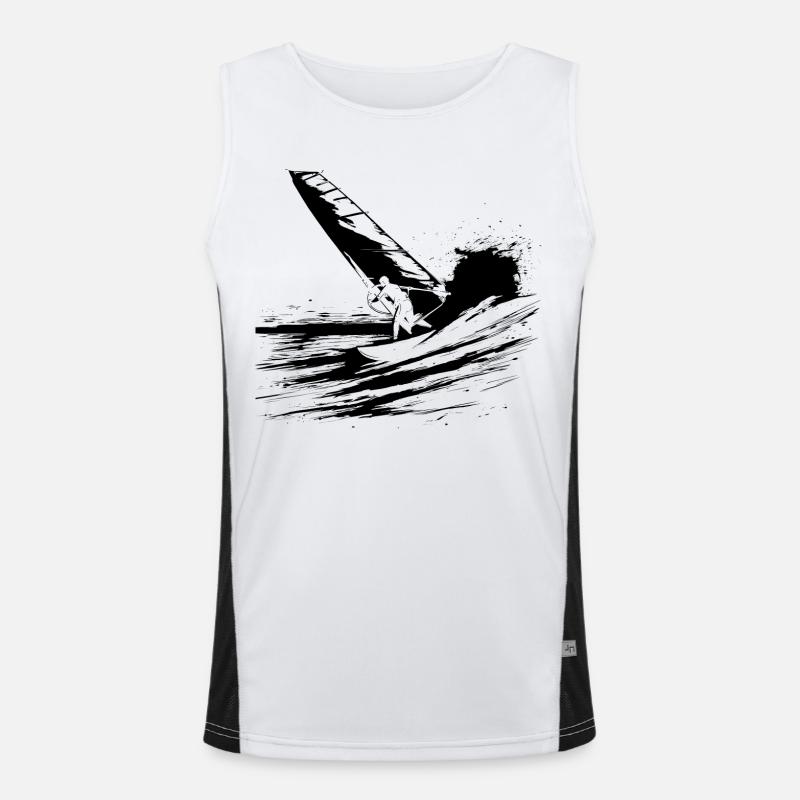 Windsurfing Men's Functional Contrast Tank Top 