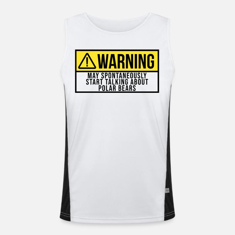 Eisbär Funktionelles Kontrast-Tank Top für Männer 