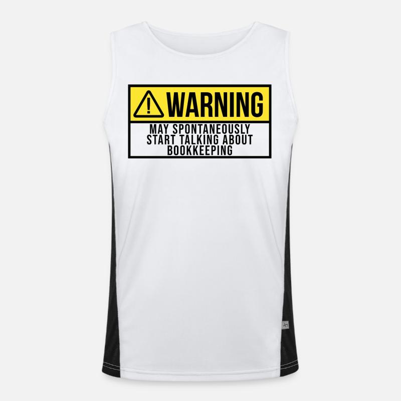 Buchhalter Funktionelles Kontrast-Tank Top für Männer 