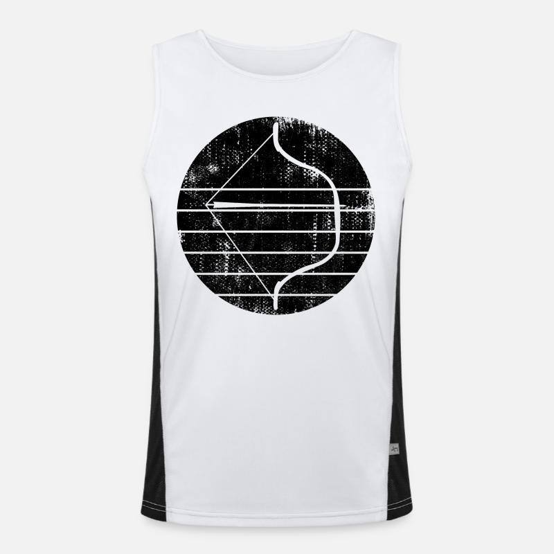 Bow and arrow Men's Functional Contrast Tank Top 