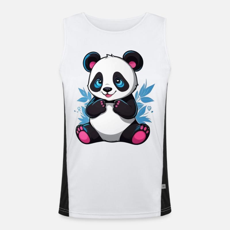 Panda Men's Functional Contrast Tank Top 