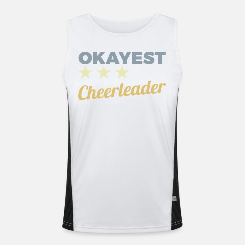 Average cheerleader Men's Functional Contrast Tank Top 