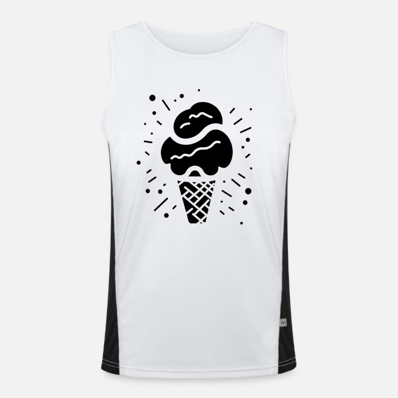 Glace Débardeur respirant contrasté Homme 