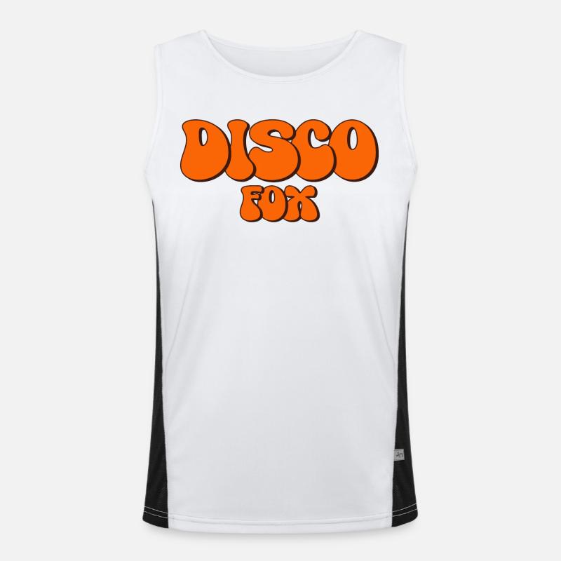 Disco Fox Tanz Tänzer Discothek Discofox tanzen Funktionelles Kontrast-Tank Top für Männer 