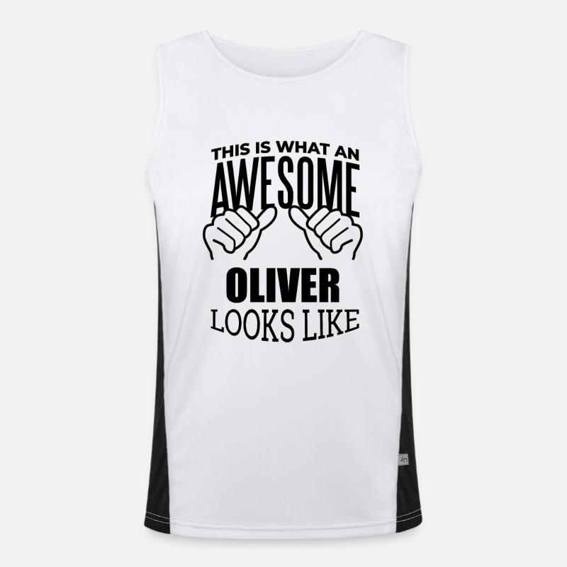Oliver Men's Functional Contrast Tank Top 
