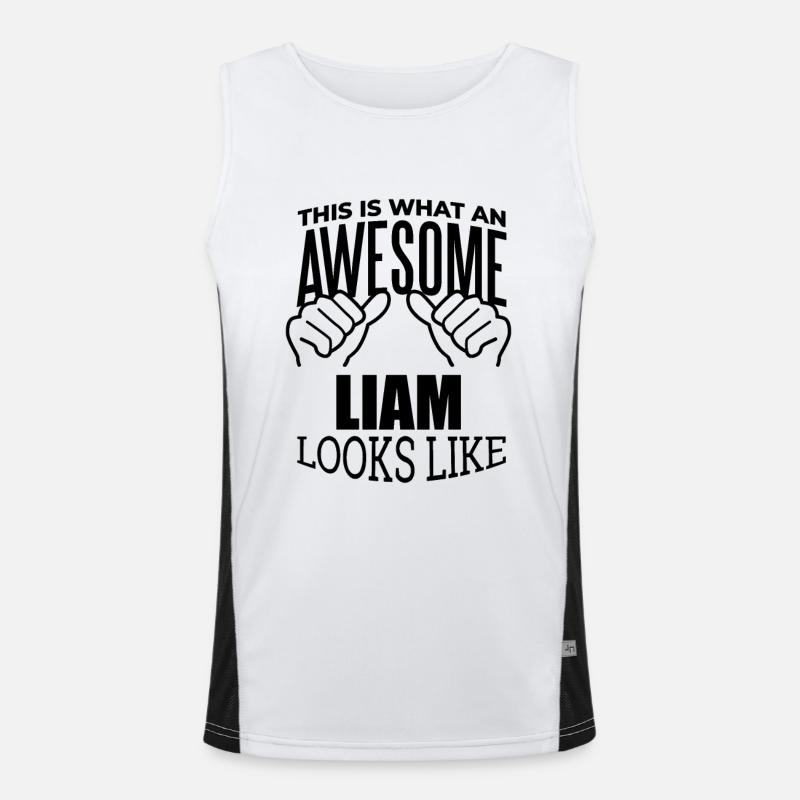 Liam Men's Functional Contrast Tank Top 