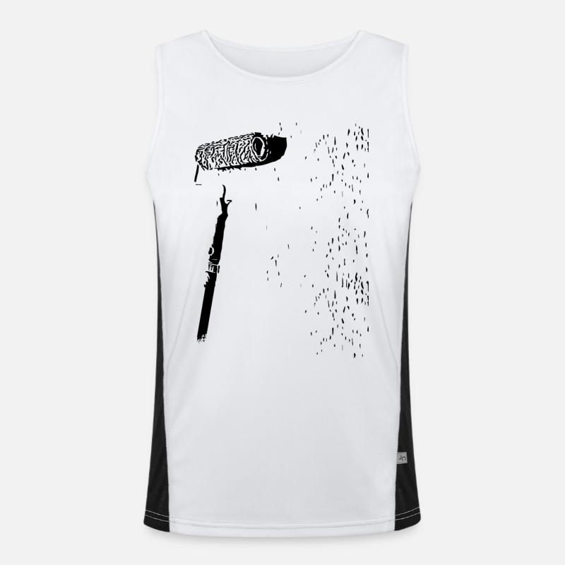 Painter's roller - Painter's roller Men's Functional Contrast Tank Top 