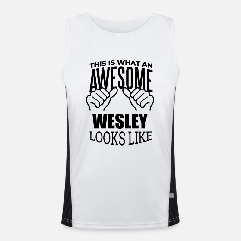 Wesley Funktionelles Kontrast-Tank Top für Männer 