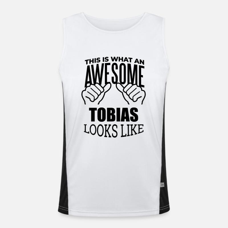 Tobias Men's Functional Contrast Tank Top 