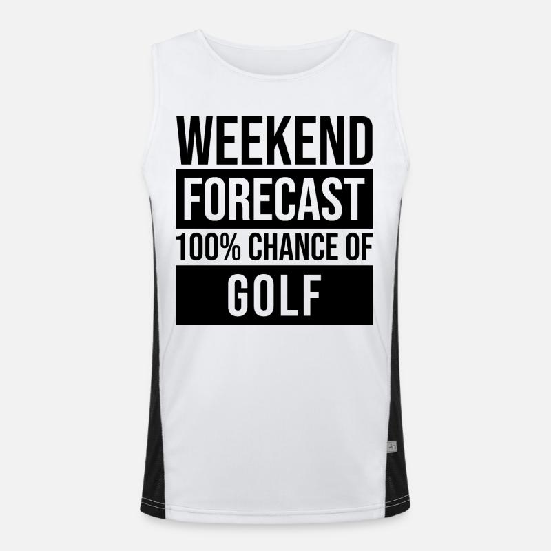 Golf Funktionelles Kontrast-Tank Top für Männer 