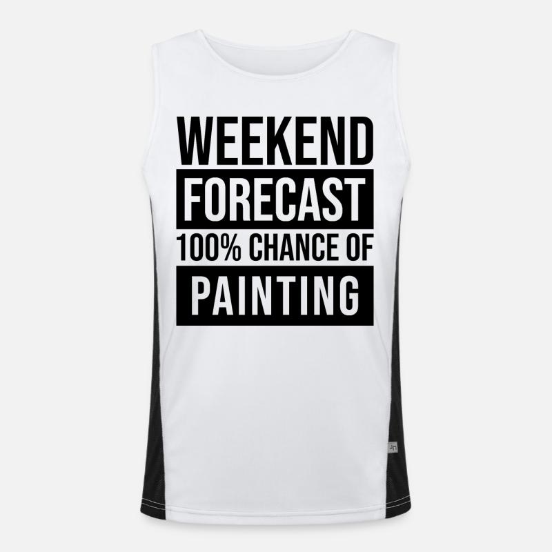 Paint Men's Functional Contrast Tank Top 