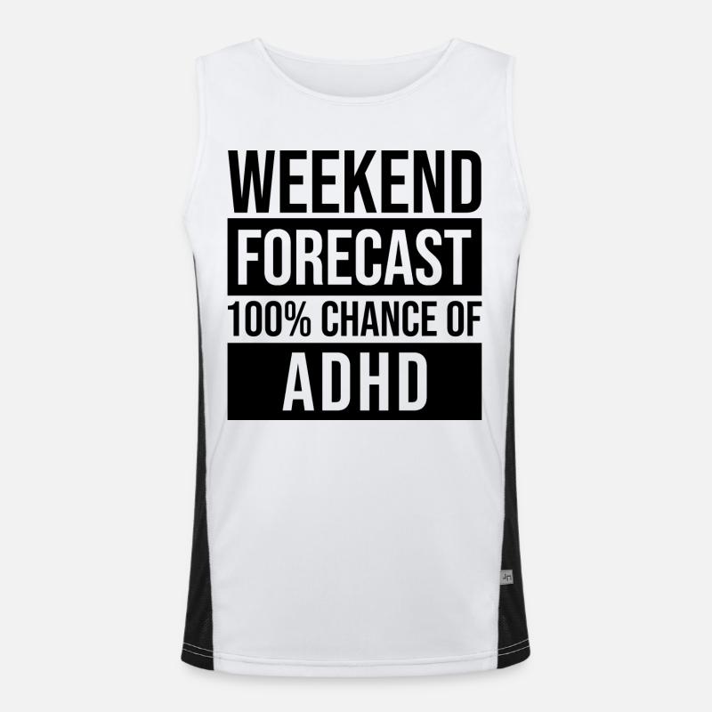 ADHD Men's Functional Contrast Tank Top 