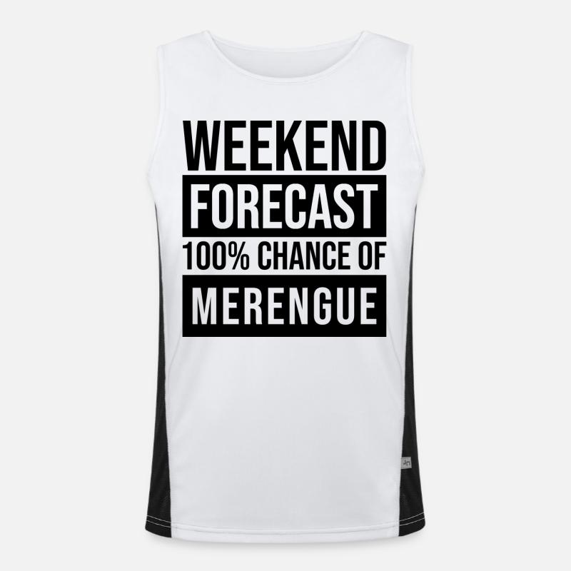 Merengue Funktionelles Kontrast-Tank Top für Männer 