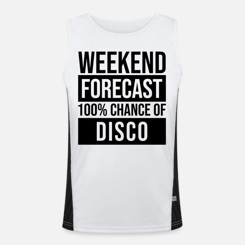 Diskothek Funktionelles Kontrast-Tank Top für Männer 