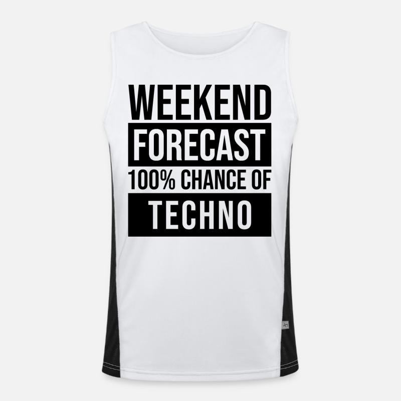 techno Débardeur respirant contrasté Homme 