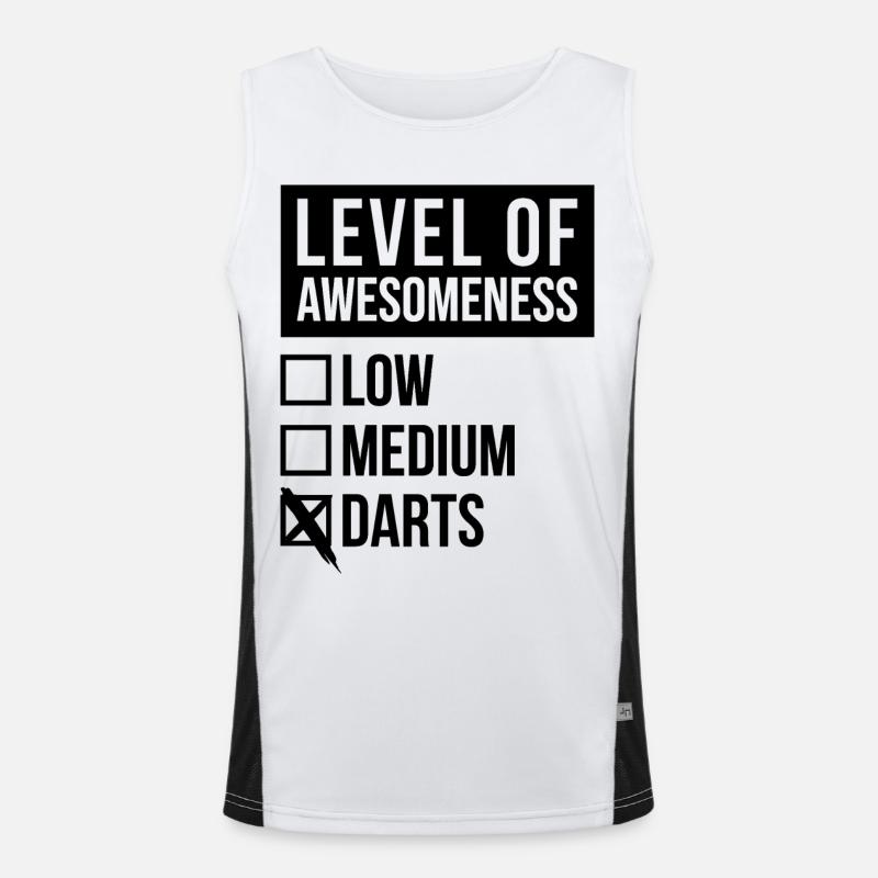 Darts Funktionelles Kontrast-Tank Top für Männer 