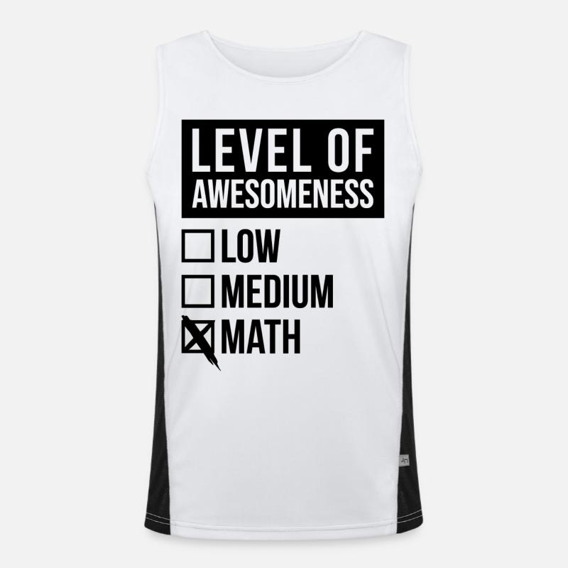 Math Men's Functional Contrast Tank Top 