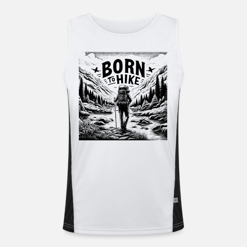 Born to hike Débardeur respirant contrasté Homme 