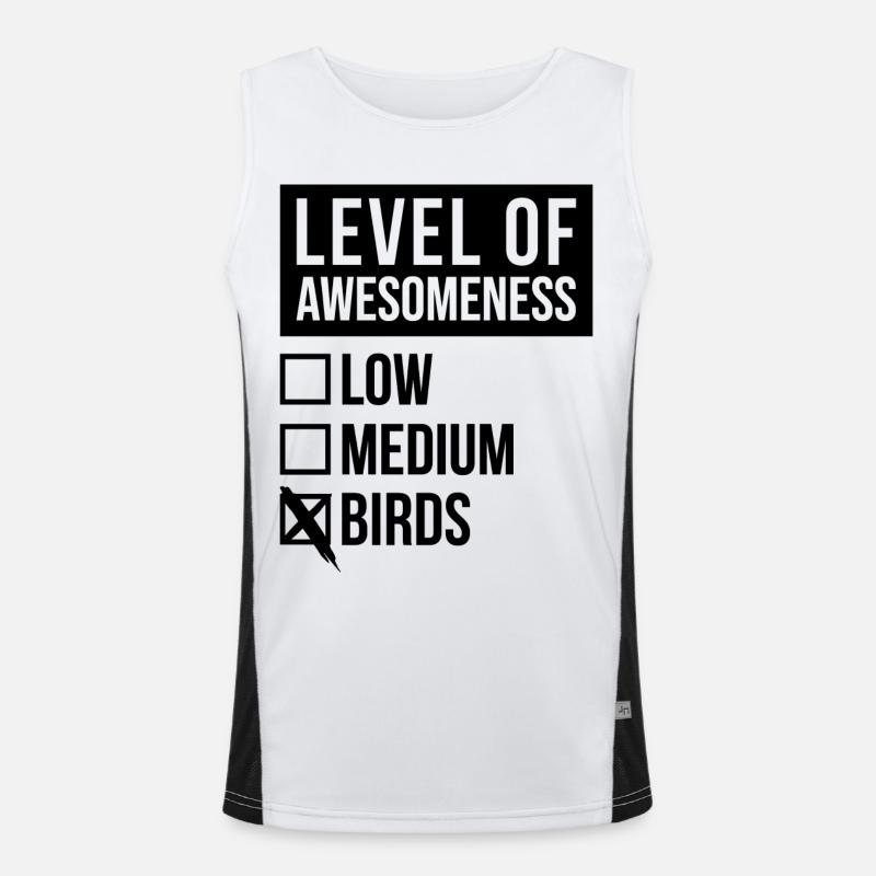 Vogel Funktionelles Kontrast-Tank Top für Männer 