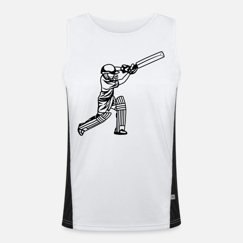 Cricket Junge Funktionelles Kontrast-Tank Top für Männer 