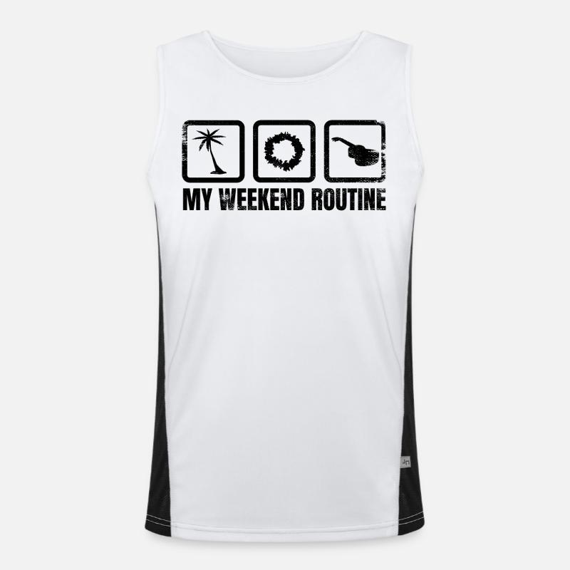 Ukulele Weekend Men's Functional Contrast Tank Top 