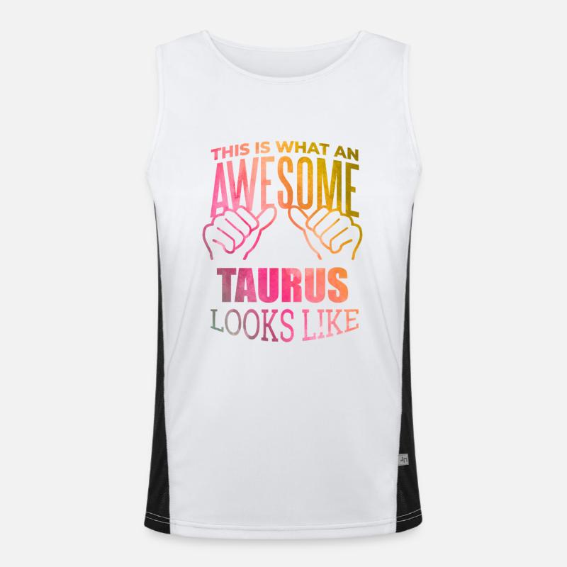 Taurus Men's Functional Contrast Tank Top 