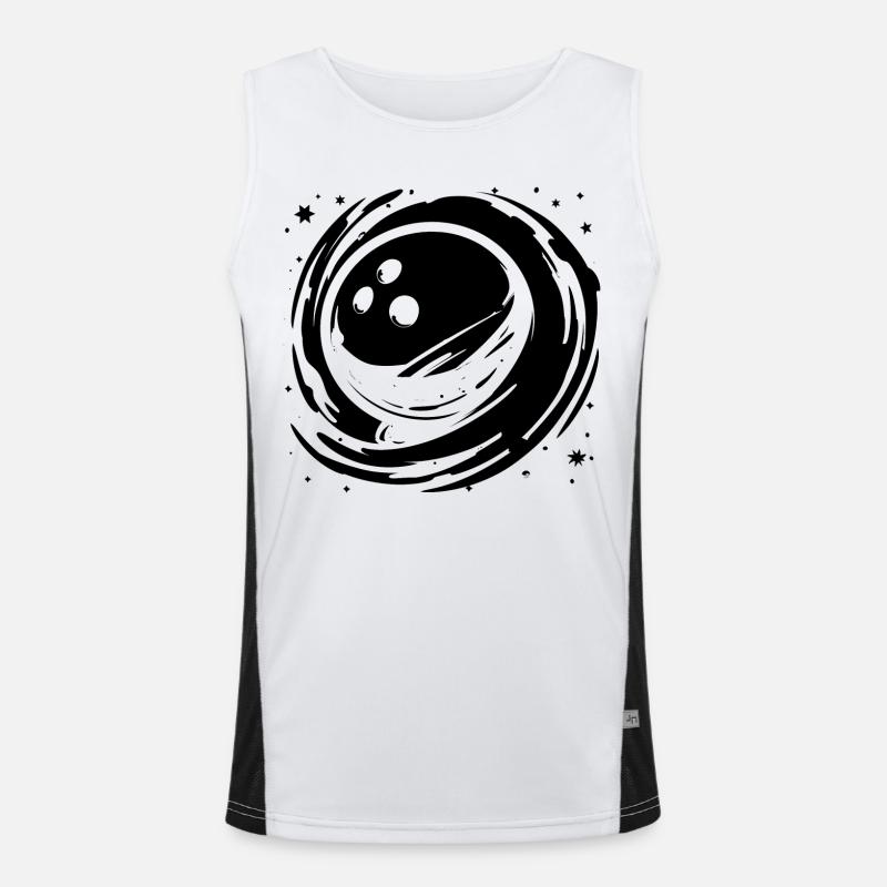 Bowling Graphics Men's Functional Contrast Tank Top 