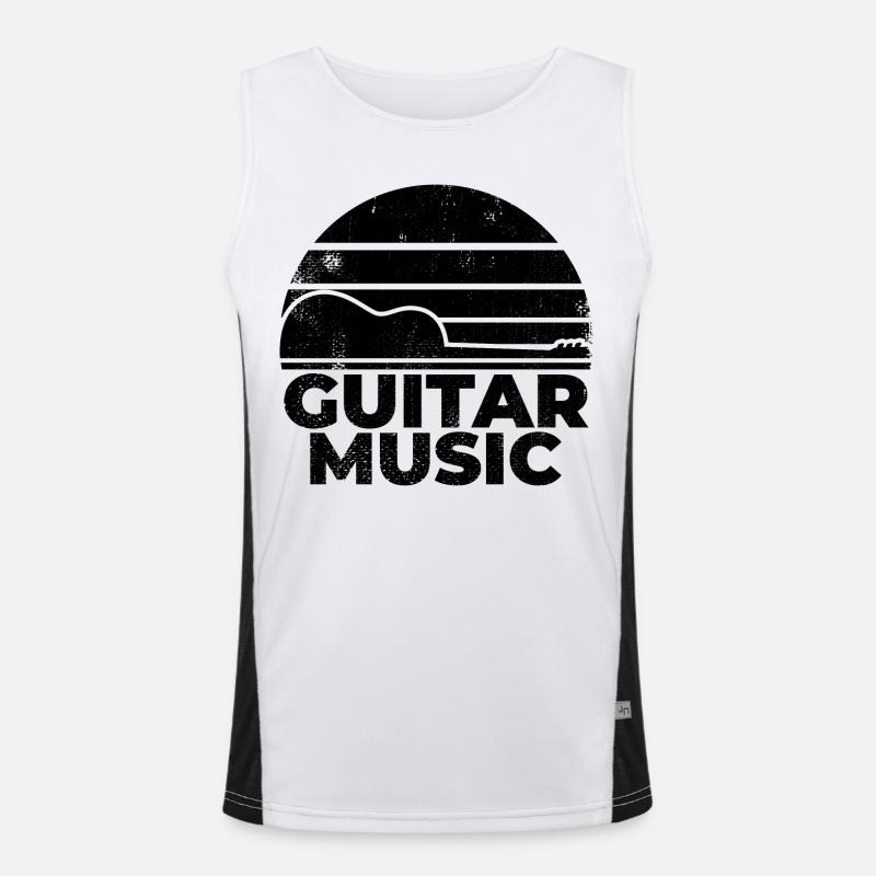 Guitar Men's Functional Contrast Tank Top 