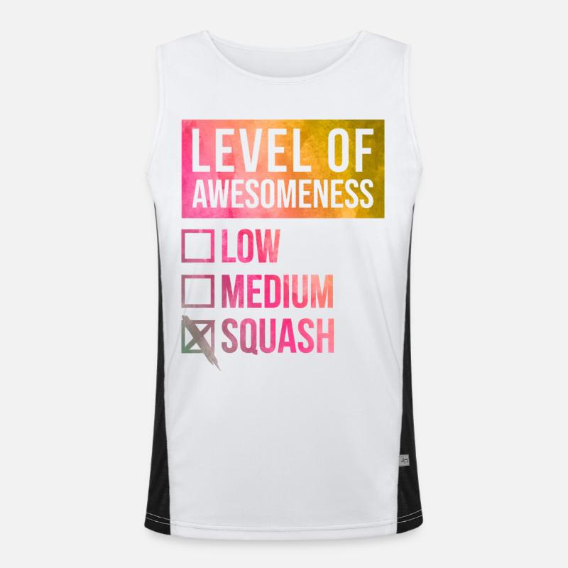Squash Men's Functional Contrast Tank Top 