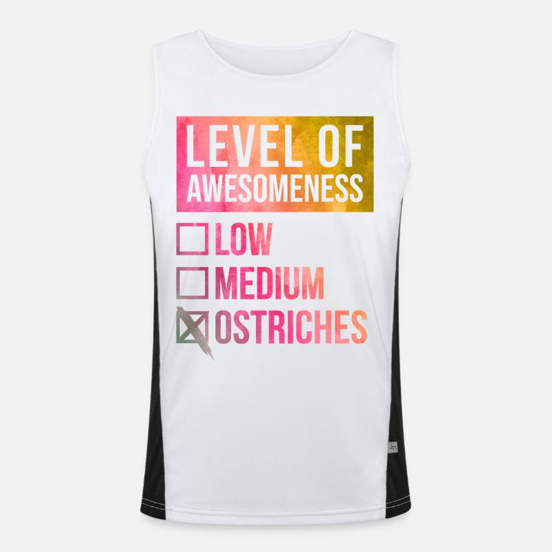 Ostrich Men's Functional Contrast Tank Top 