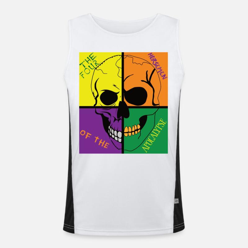 Crâne de l’Apocalypse Débardeur respirant contrasté Homme 