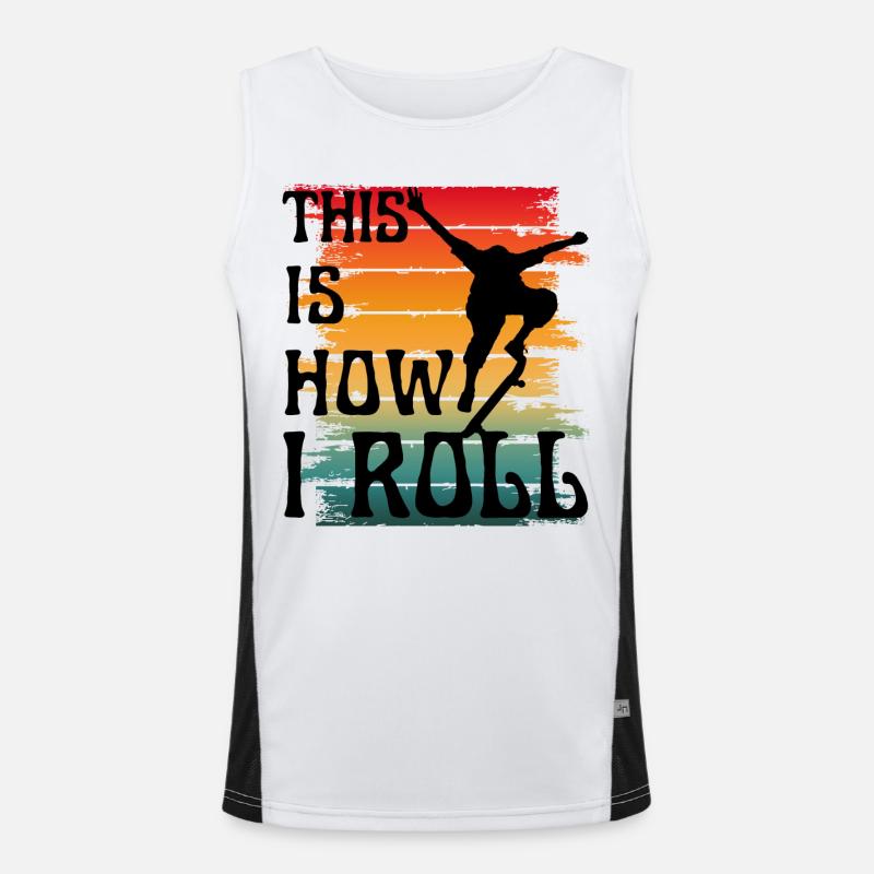 C’EST COMME ÇA QUE JE ROULE Débardeur respirant contrasté Homme 