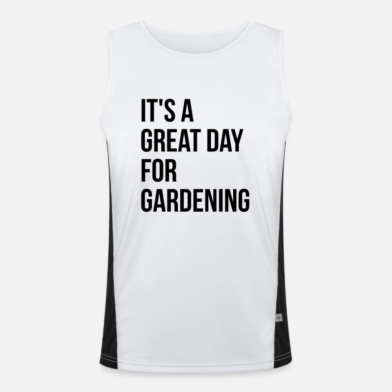 Gartenarbeit Funktionelles Kontrast-Tank Top für Männer 