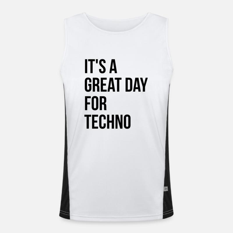 techno Débardeur respirant contrasté Homme 