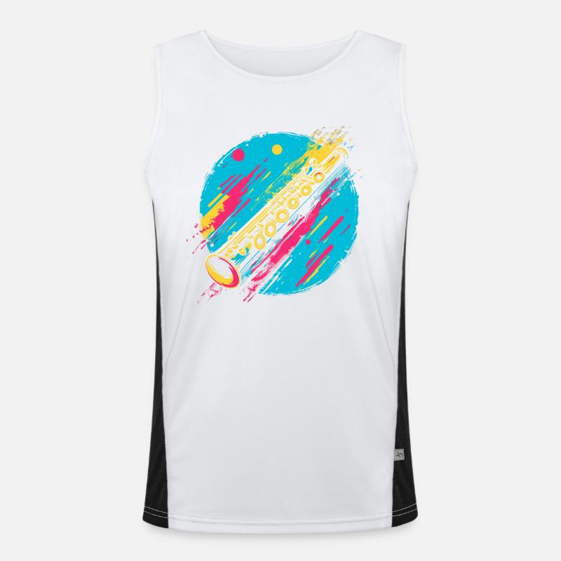 Flute Men's Functional Contrast Tank Top 
