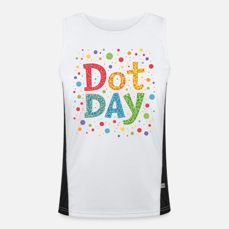 DOT-TAG Funktionelles Kontrast-Tank Top für Männer 