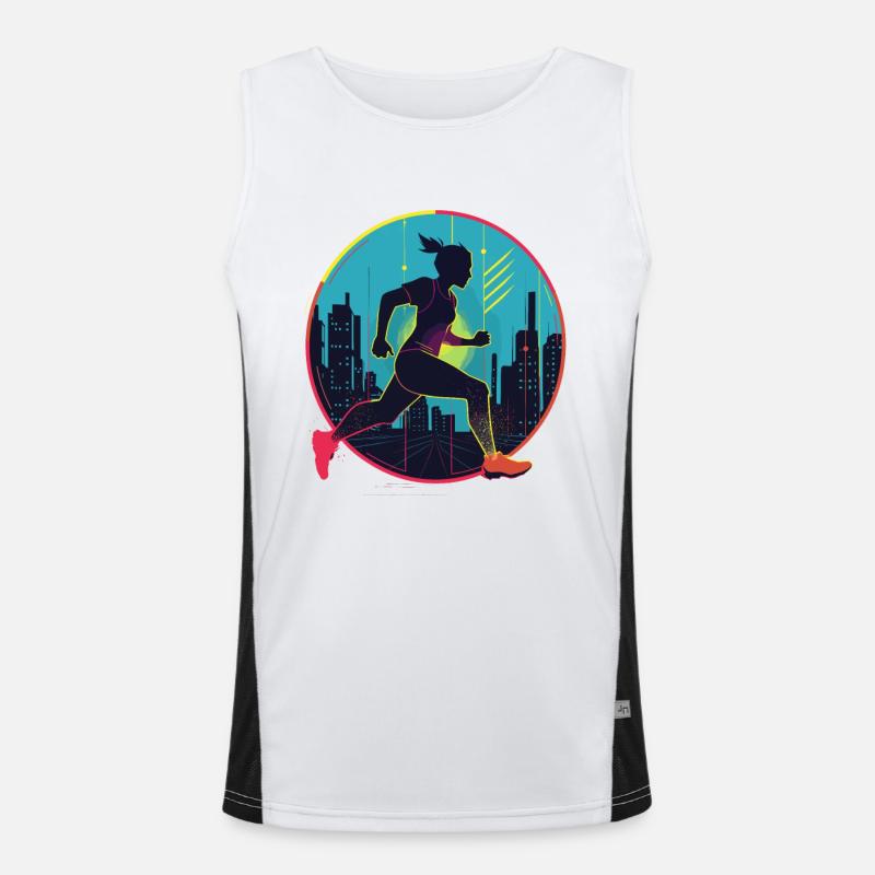 Runner Men's Functional Contrast Tank Top 