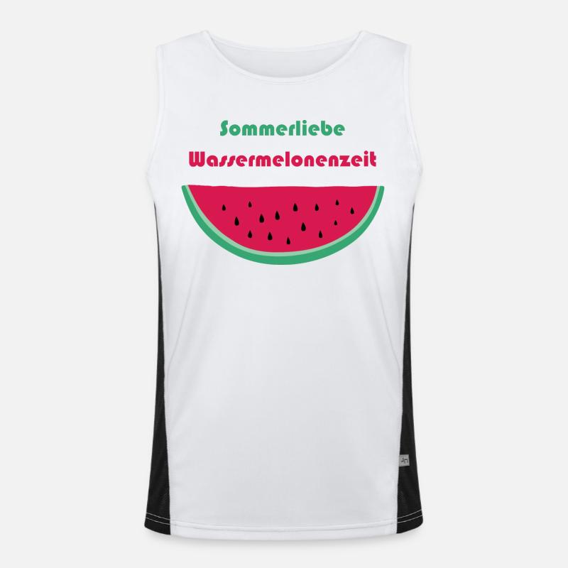 L’amour de l’été Temps de la pastèque Débardeur respirant contrasté Homme 