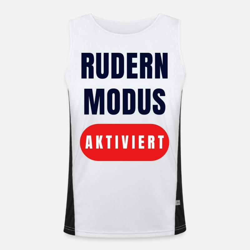 Mode gouvernail activé Débardeur respirant contrasté Homme 