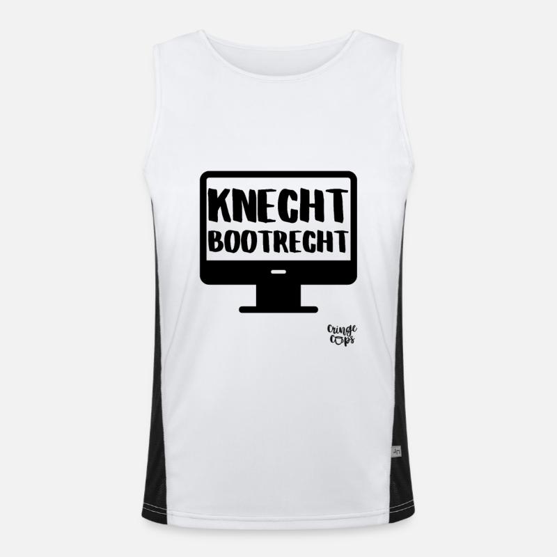 Knecht Bootrecht Funktionelles Kontrast-Tank Top für Männer